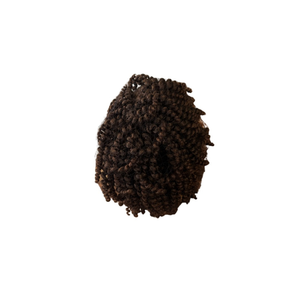 Women's Especially Yours Brown Curly Wig One Size
